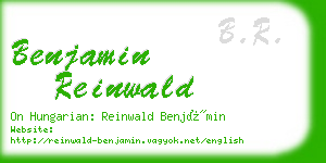benjamin reinwald business card